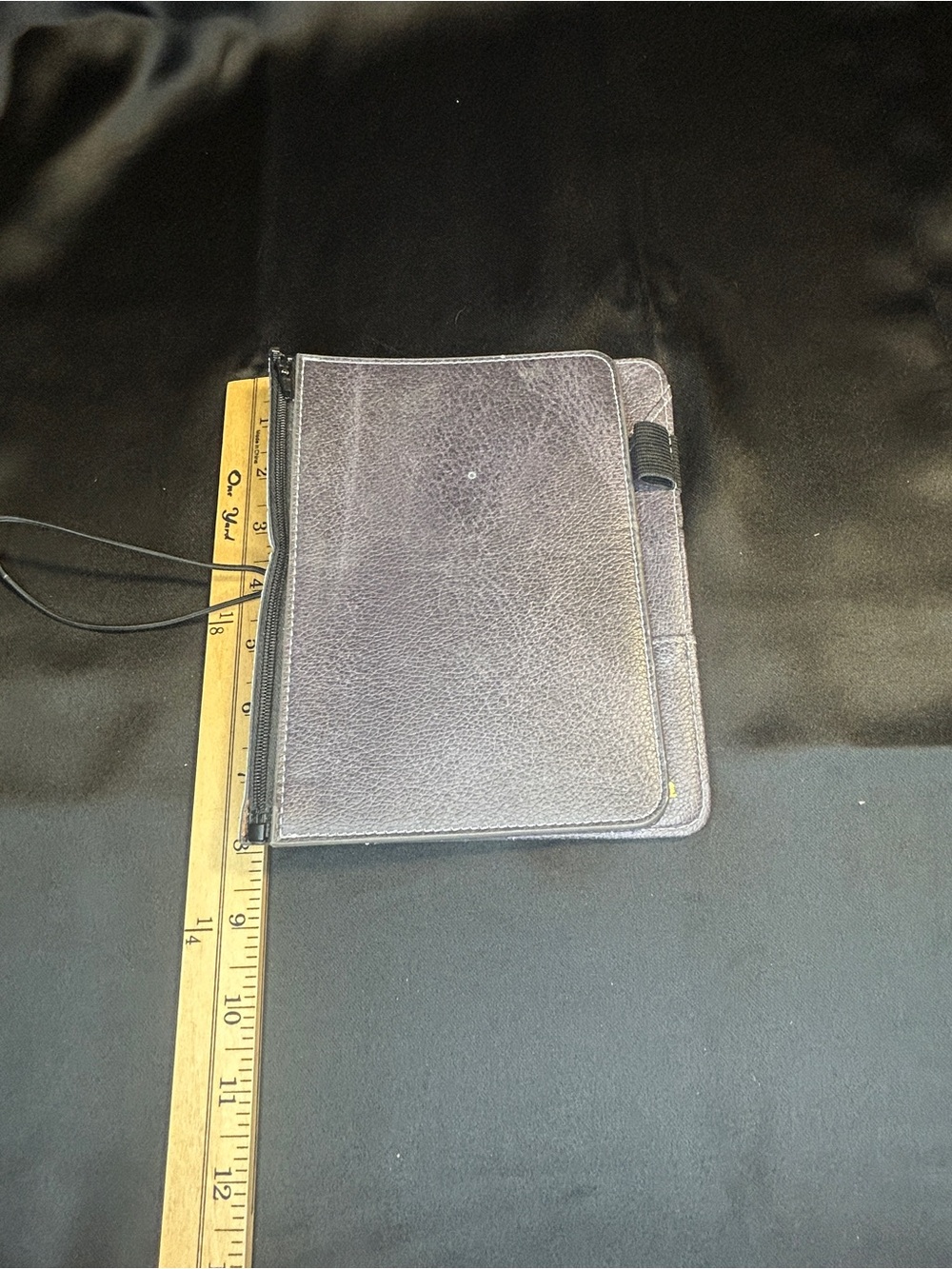 Tula 8” Planner Cover in Charcoal with PenLoop